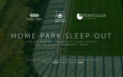 The Home Park Sleep Out with Plymouth Argyle