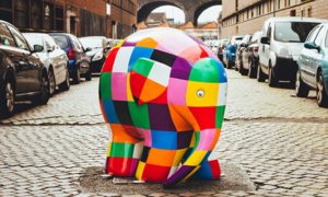 #elmer is coming to Plymouth