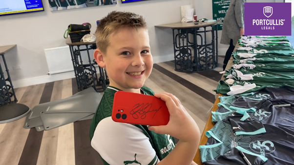 A Day at Argyle with Luca our Sleep Out Winner 2023